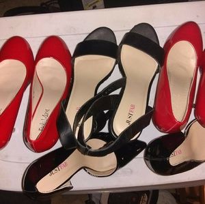 Women's heels platforms dress shoes size 8